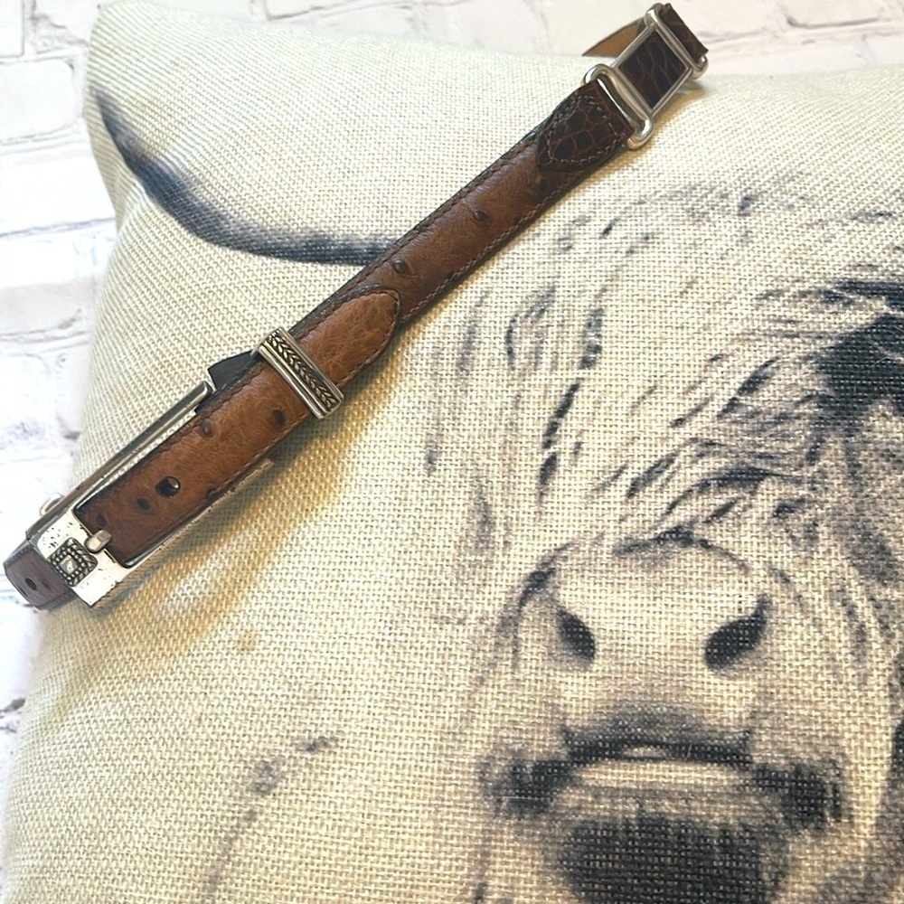Brighton Vintage Western leather belt - Size Small 28”